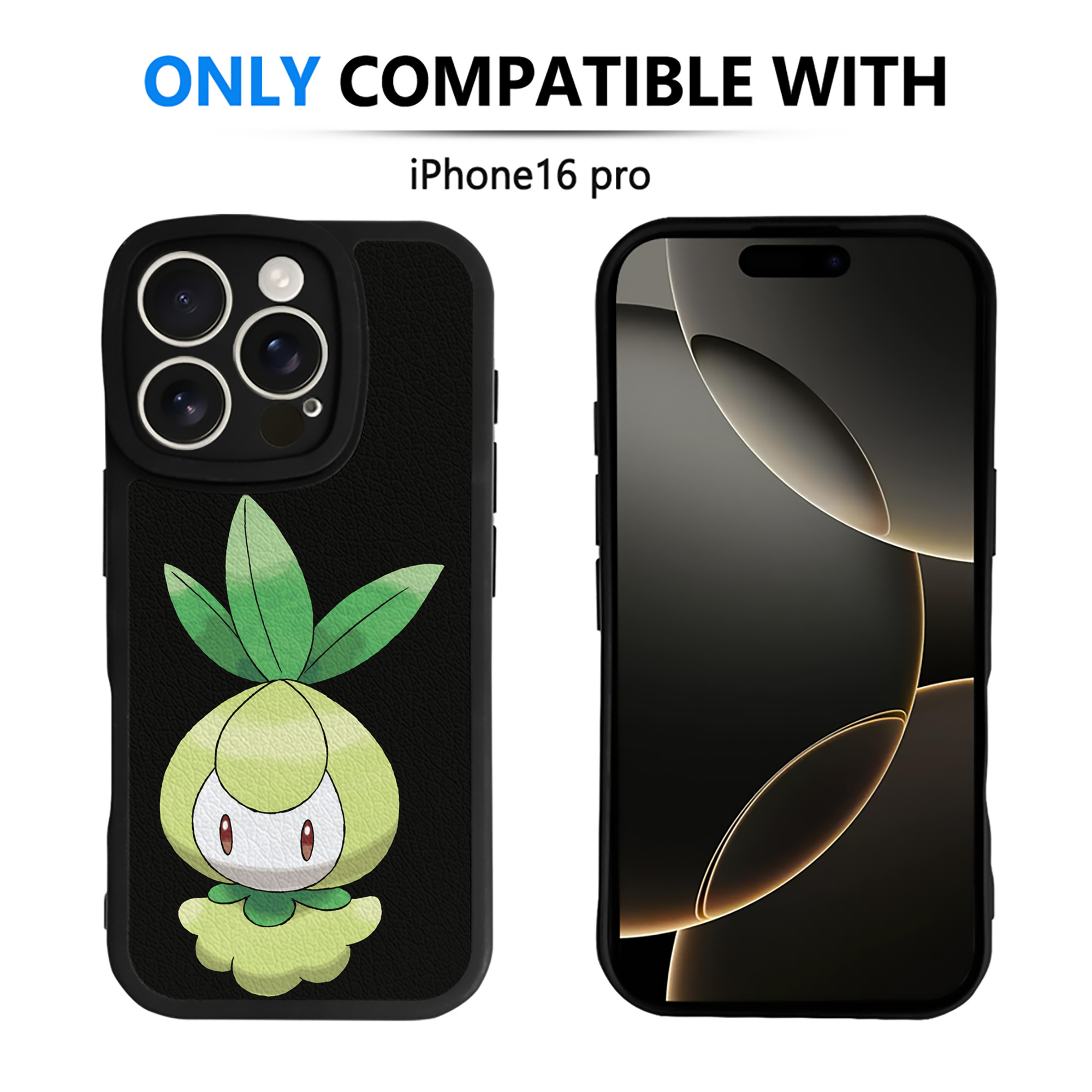 （画像用） ポケットモンスター Pokémon 【iPhone 16シリーズ対応】シリコンスマホケース（レザー調） 材質：シリコン